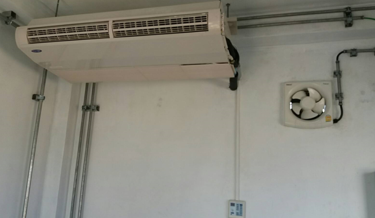 AC install Weight Bridge House 